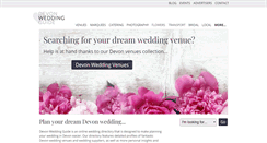 Desktop Screenshot of devonweddingguide.com